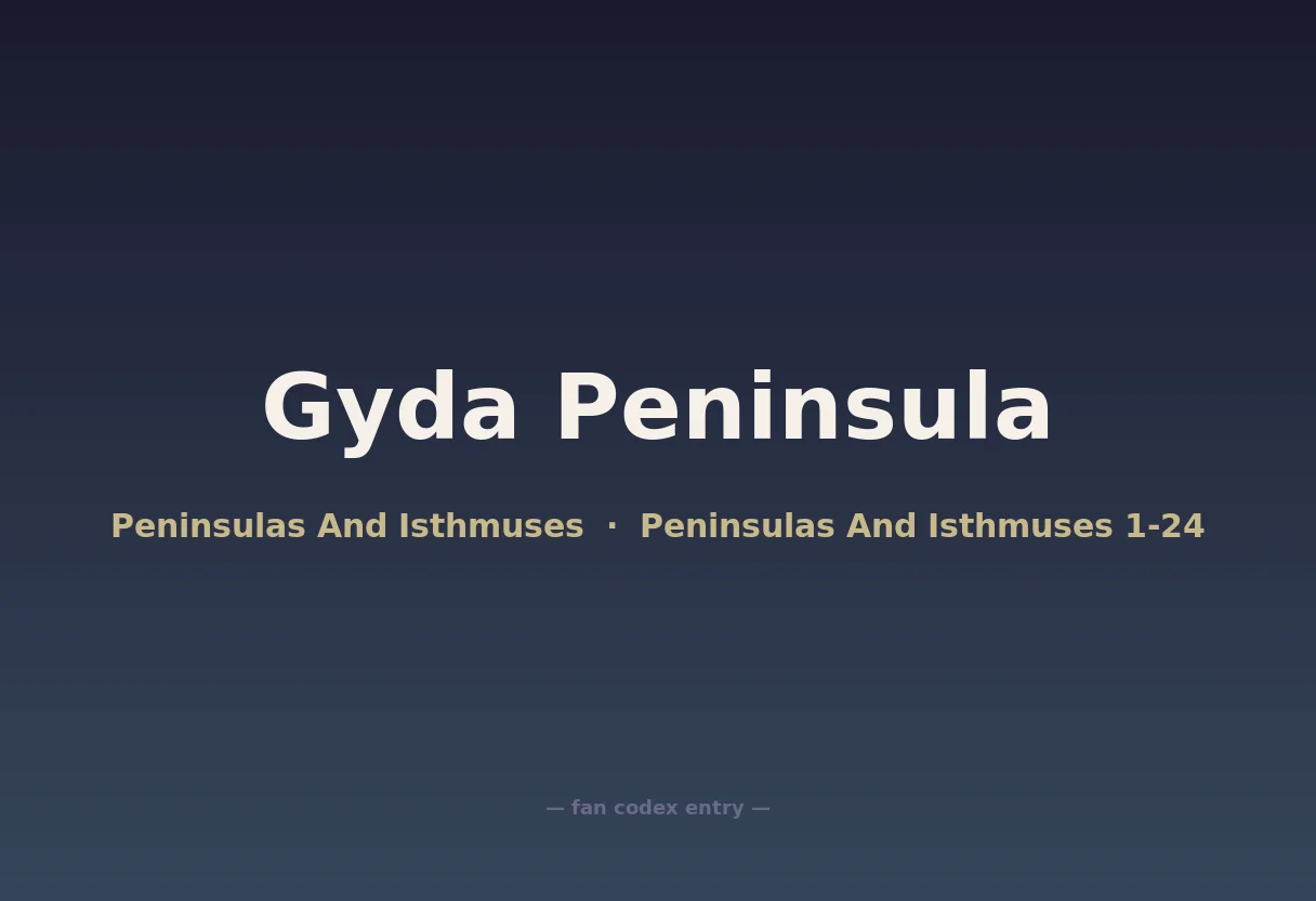 Gyda Peninsula